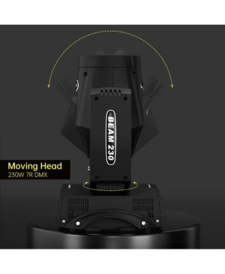 230W Sharp Beam Moving Stage Light with 8 Prisms & 17 Patterns, Auto/Sound/DMX Modes