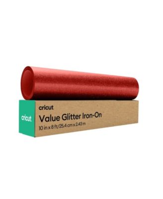 Glitter Value Iron-on Heat Transfer Vinyl - 10 in x 8 ft