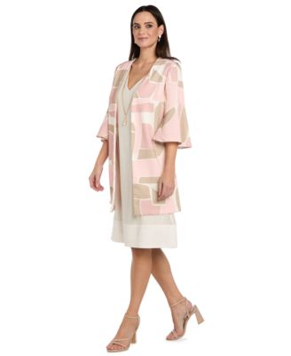 Petite Printed Jacket Dress