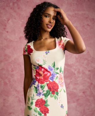 Petite Printed Tank Midi Dress