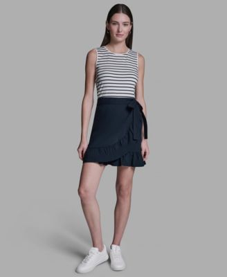 Women's Crewneck Sleeveless Dress
