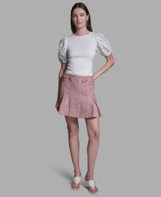 Women's Pleated Mini Skirt
