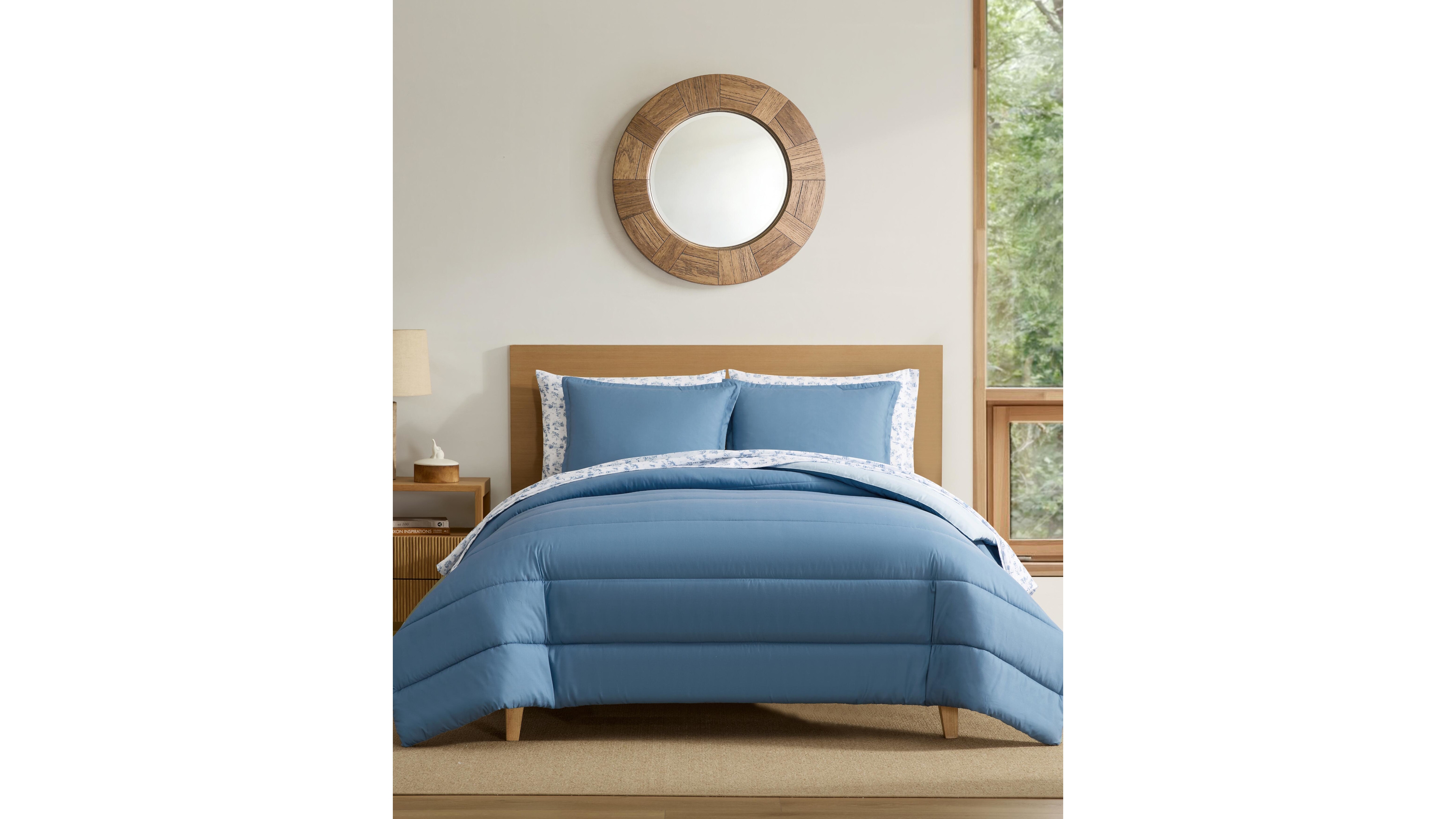 Eddie Bauer Connor Solid Channel Stitch 2-Pc. Comforter Set, Twin/Twin Xl