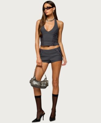 Women's Lirah Laced Up Micro Shorts