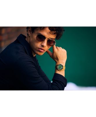 Men's Eco-Drive Promaster Dive Gold-Tone Stainless Steel Bracelet Watch, 41mm