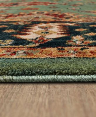 Spice Market Deir Aquamarine 5'3" x 7'10" Area Rug