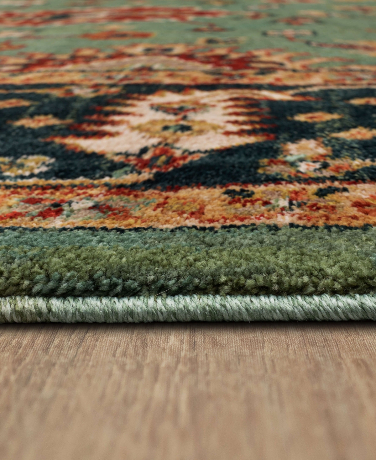 Closeout! Karastan Spice Market Deir Aquamarine 5'3" x 7'10" Area Rug