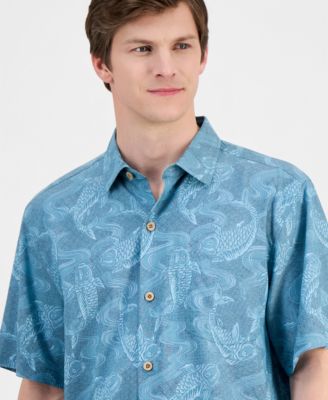 Men's Coastal Ease Feeling Koi-Ful Printed Shirt