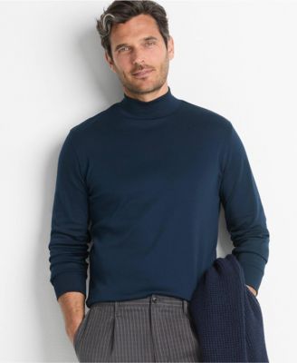 Big & Tall Cotton Supima Mock Turtleneck