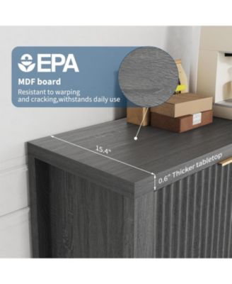 Modern Fluted 65 Inch TV Stand