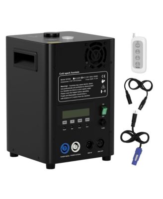 600W Safe Indoor Cold Spark Machine with DMX, Wireless Control & 13ft Adjustable Spray for Stages