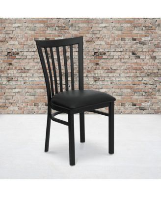 School House Metal Restaurant Dining Chair
