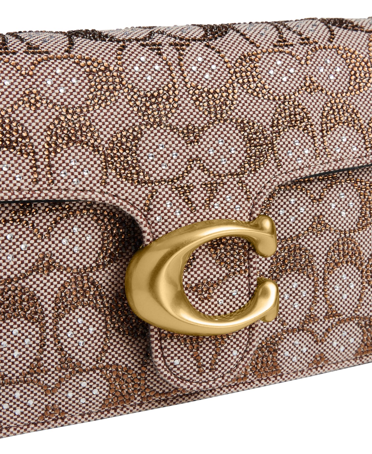Tabby Medium Crystal Signature Jacquard Shoulder Bag 26
