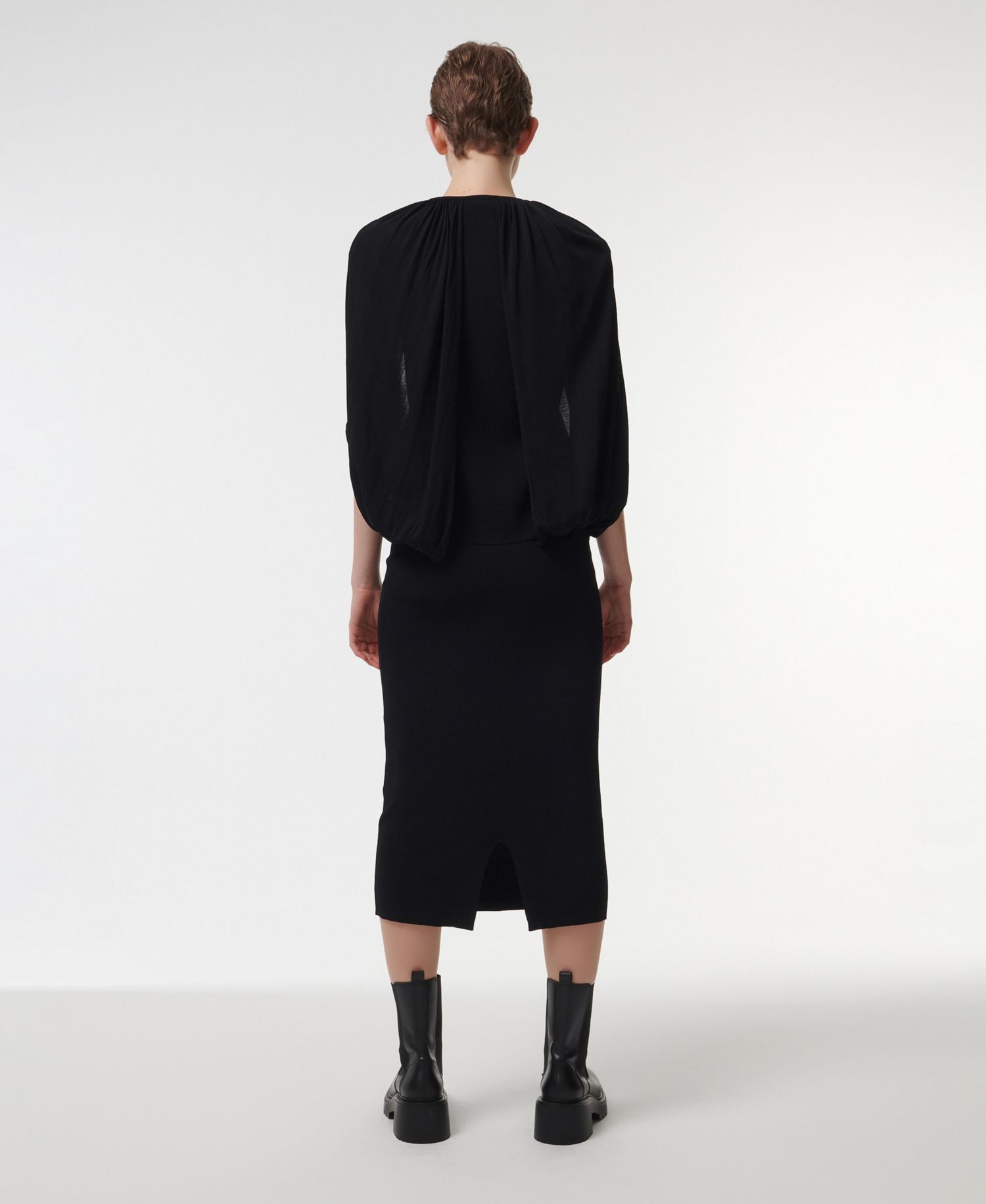 Women's Double-Hoop Knitted Top