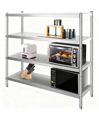 Stainless Steel Shelving Unit - Adjustable, Durable, Heavy Duty