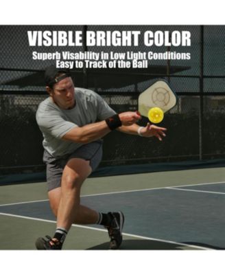 20 Pack Outdoor Pickleball Balls with Carrying Bag