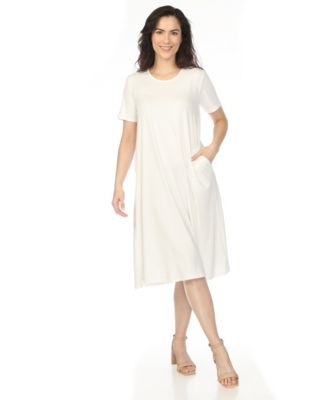 Women's Crew Neck T-Shirt Dress