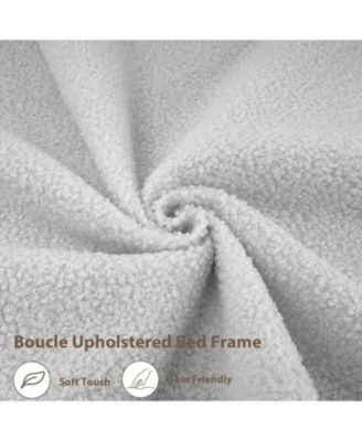 Twin LED Upholstered Platform Bed with Two-Tier Storage Headboard, Charging Station, Drawer, Strong Metal Frame, No Box Spring