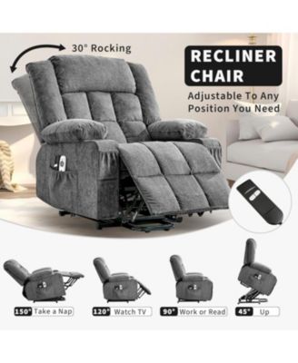 Power Lift Recliner Chair with Heat & Massage