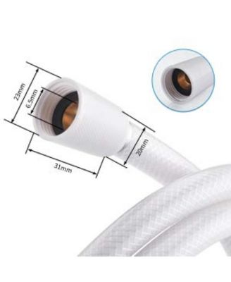 59" Extra Long PVC Shower Hose - Anti-Kink Handheld Shower Head Hose with Brass Spin Inner Core