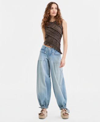 Women's Mid-Rise Balloon Jeans