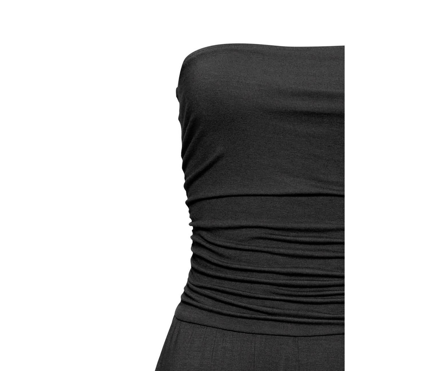 Women's Viscose Printed Strapless with Pockets Jumpsuit
