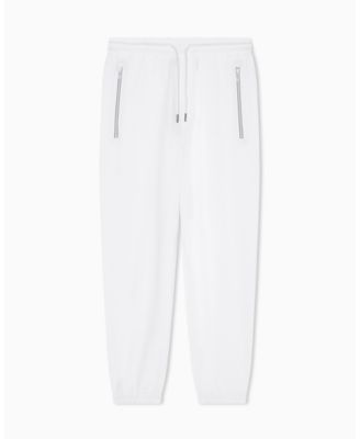 Men's White Edition Fleece Jogger Pants