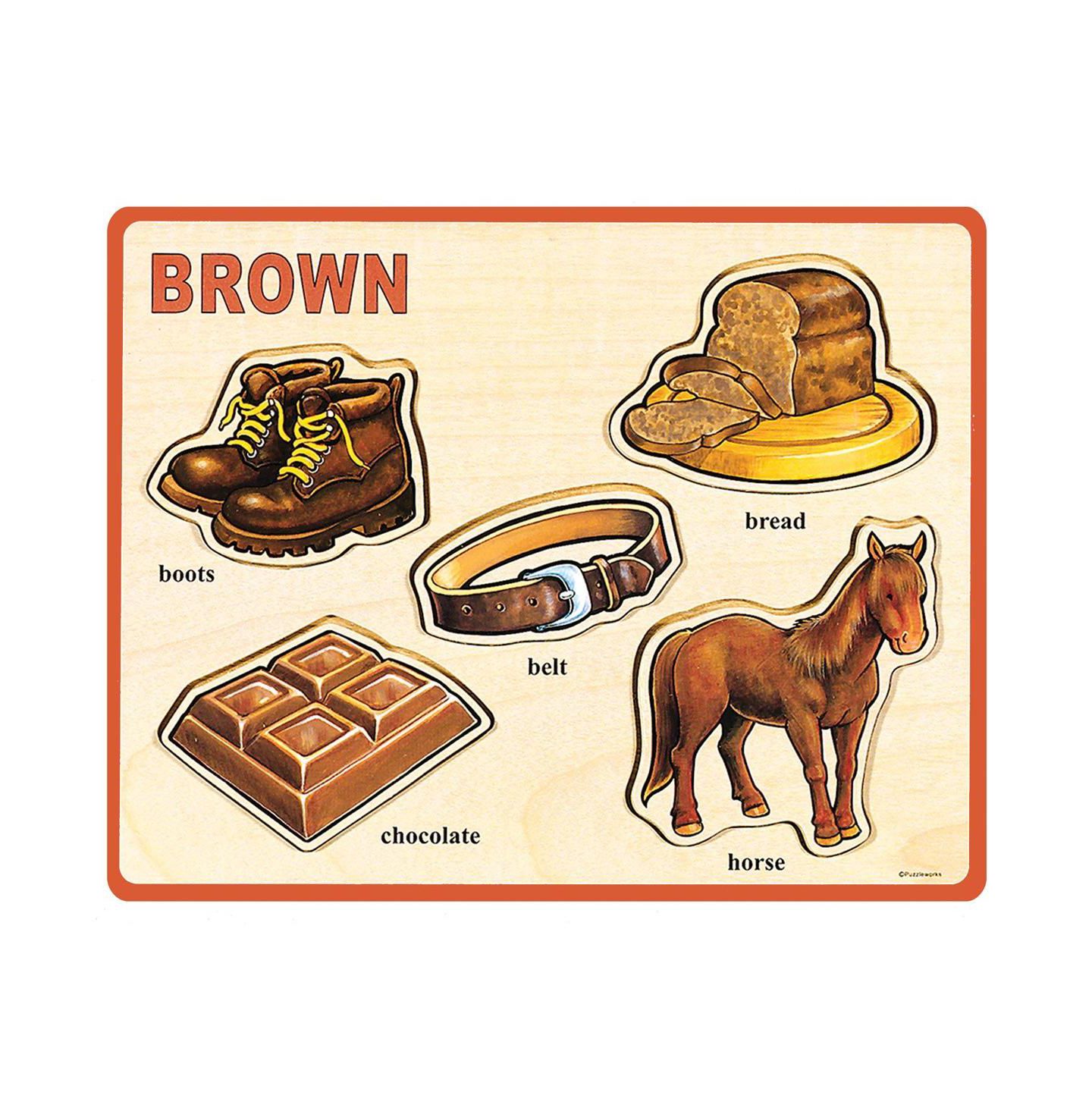 Детские игрушки Puzzleworks Basic Color and Word Puzzles - Set of 8 — фото 6