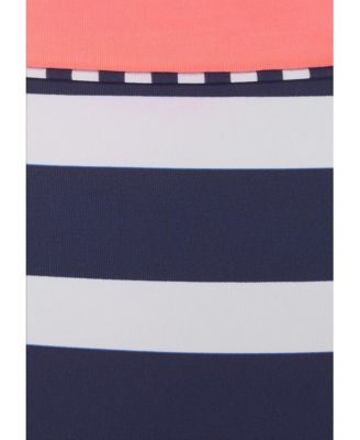 Women's Striped Classic Bikini Swimsuit Bottom