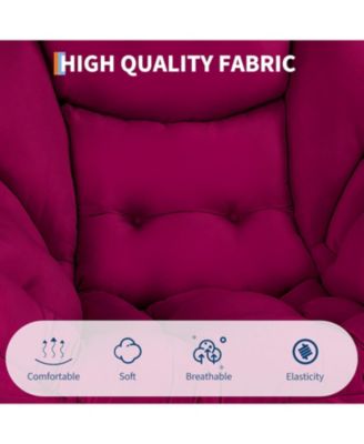 Lazy Chair for Living Room - Modern Large Accent Lounge Armchair with Side Pocket, Comfy Leisure Sofa Reading Chair for Bedroom