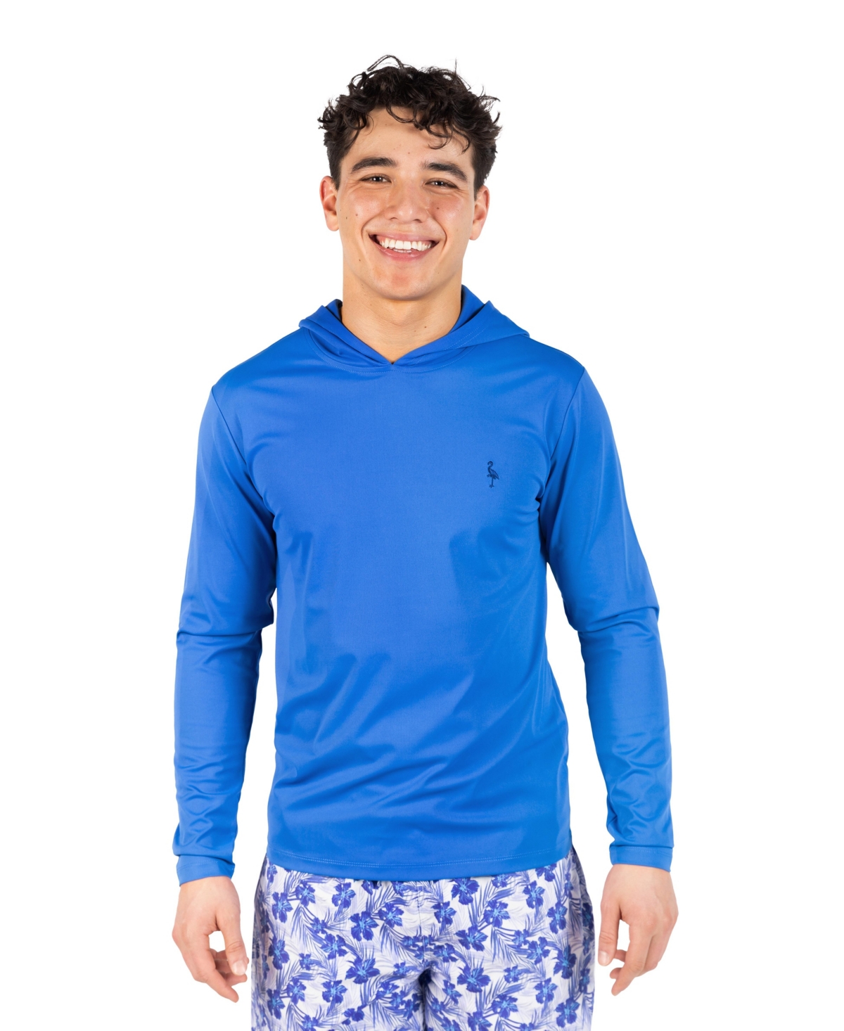 TailorByrd Men's Solid Long Sleeve Hoodie Rashguard