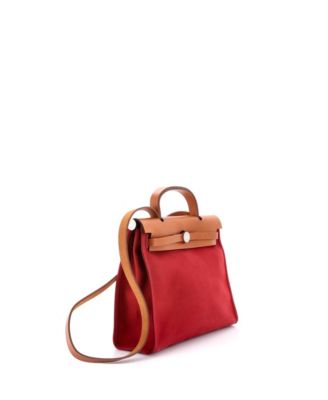 31 Herbag Zip Leather and Toile