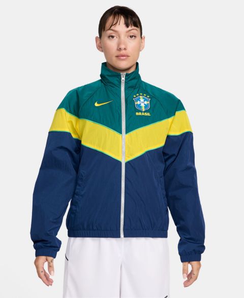 Женские куртки Nike Brazil Soccer Windrunner Jacket