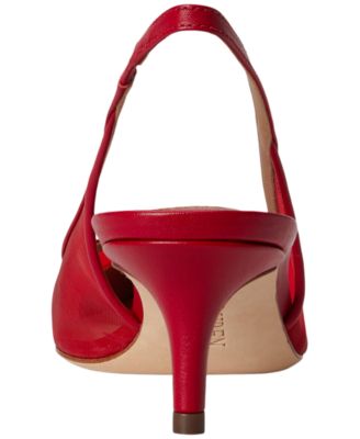 Women's Lolah Mesh and Nappa Slingback Pumps