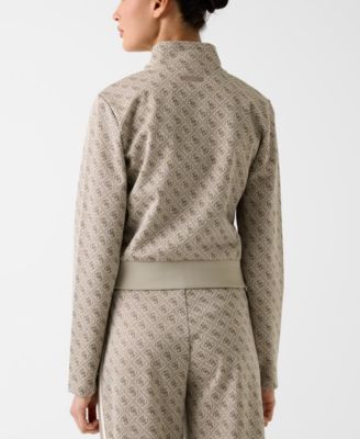 Women's Full-Zip Jacquard Sweatshirt