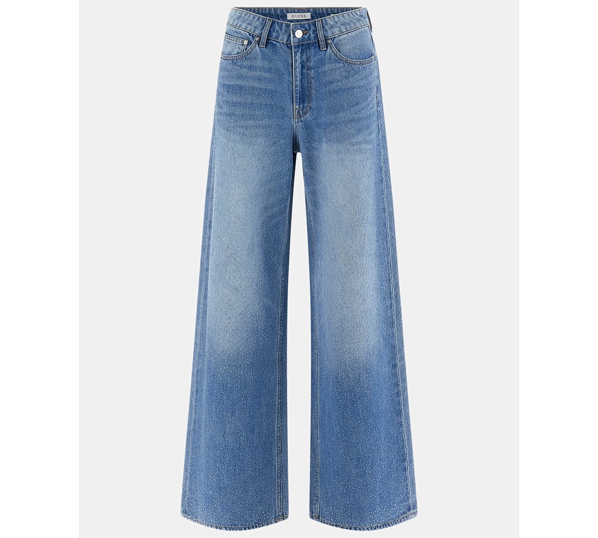 Guess Women's Alba High-Waist Wide-Leg Jeans