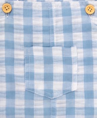 Baby Boys' Birthday Short-Sleeve T-Shirt, Shortall, Hat, Socks and Bib, 5-Piece Set