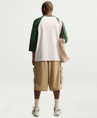 Men's Crewneck Raglan Sleeves Top