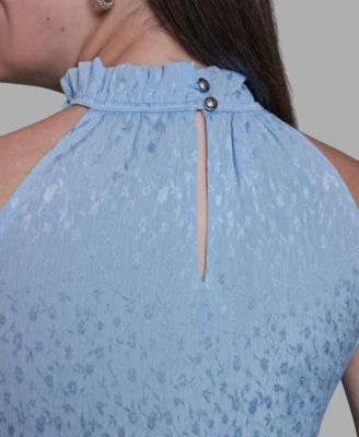 Women's Ruffle Halter Neck Top