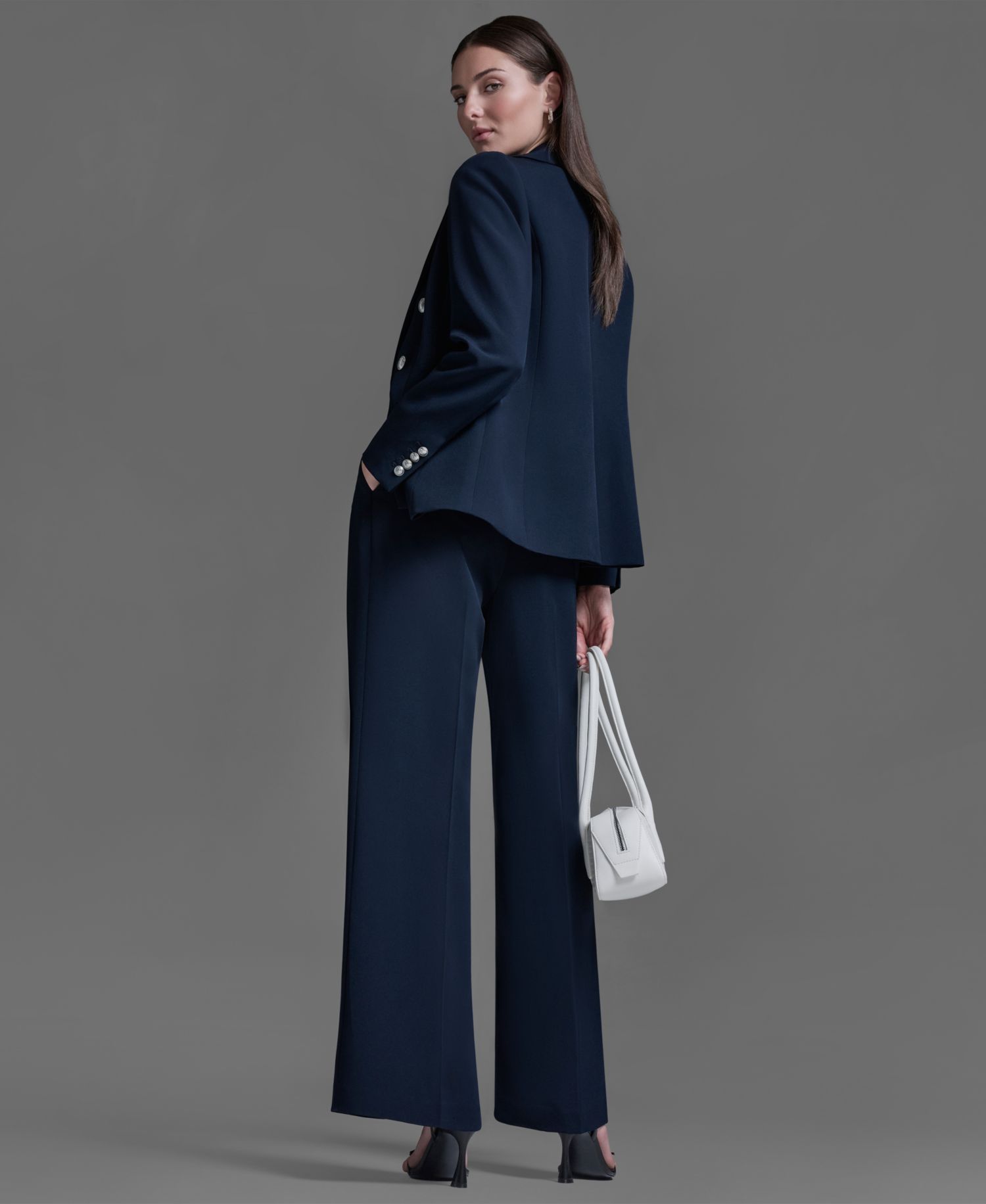 Women's High-Rise Wide-Leg Pants