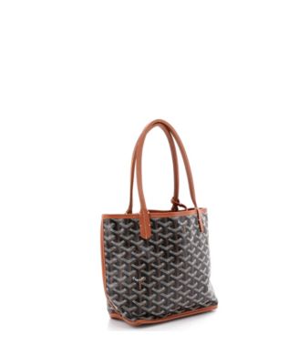 Mini Anjou Reversible Tote Coated Canvas
