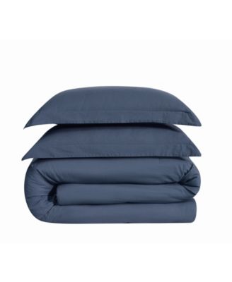 Vintage Washed Cotton 3-Pc. Comforter Set, King