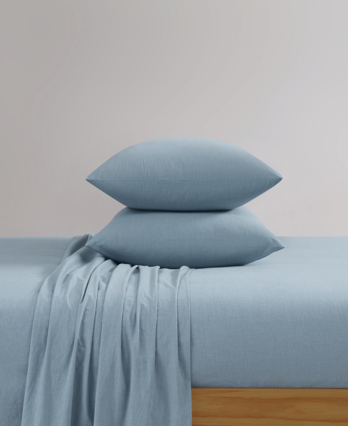 Frye Dusted Denim Cvc 200 Thread Count 4-Pc. Sheet Set