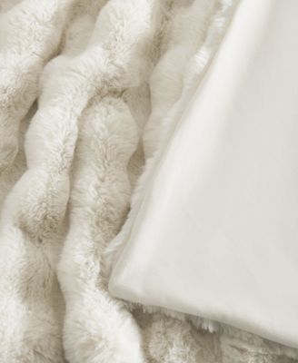Bubble Rabbit Faux Fur Throw, 50" x 70"