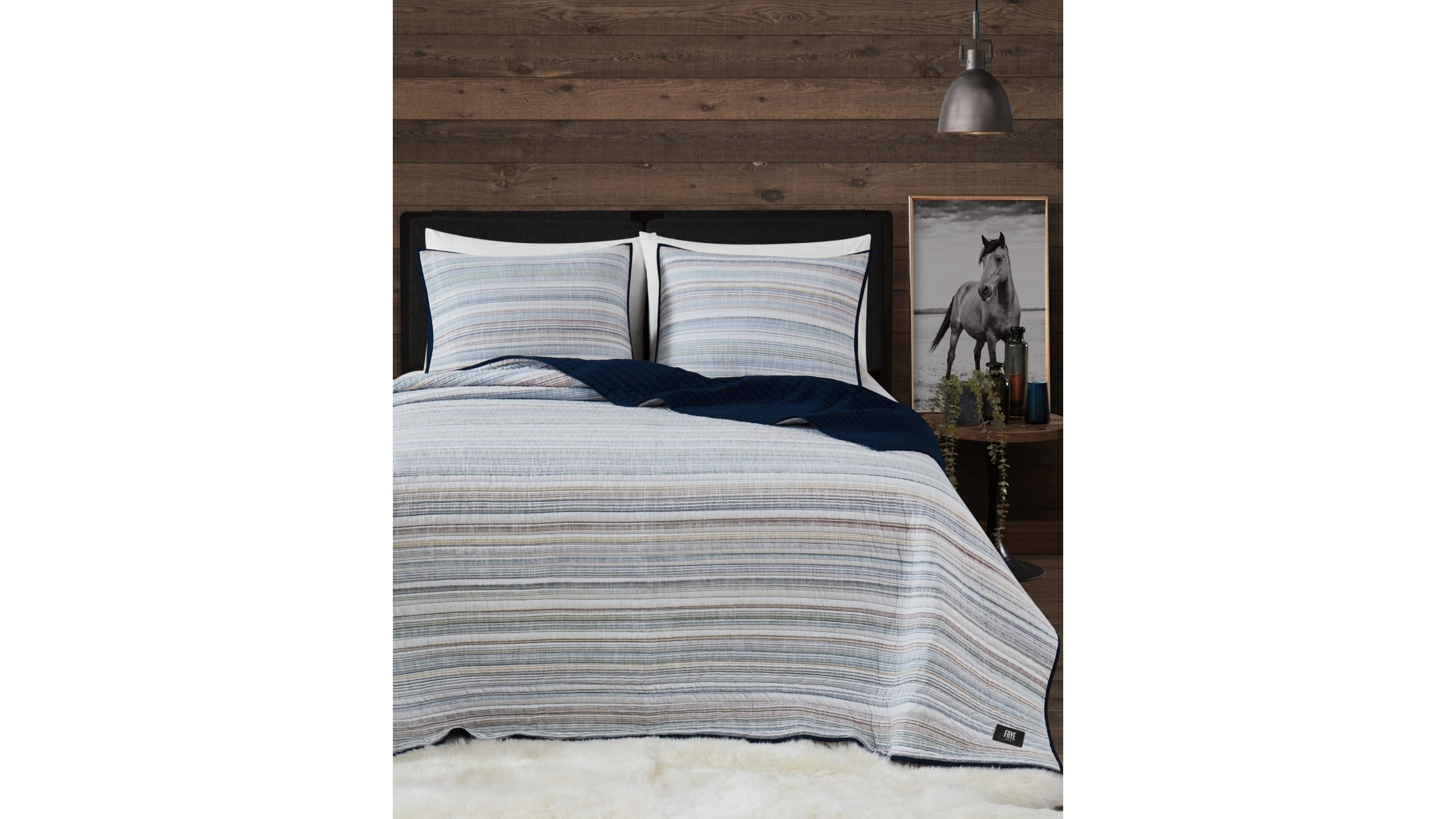 Frye Layton Yarn Dyed Cotton 3-Pc. Quilt Set, King