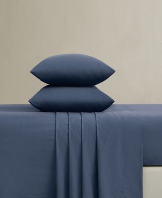 Vintage Washed 140-Thread Count Cotton 4-Pc. Sheet Set, Queen