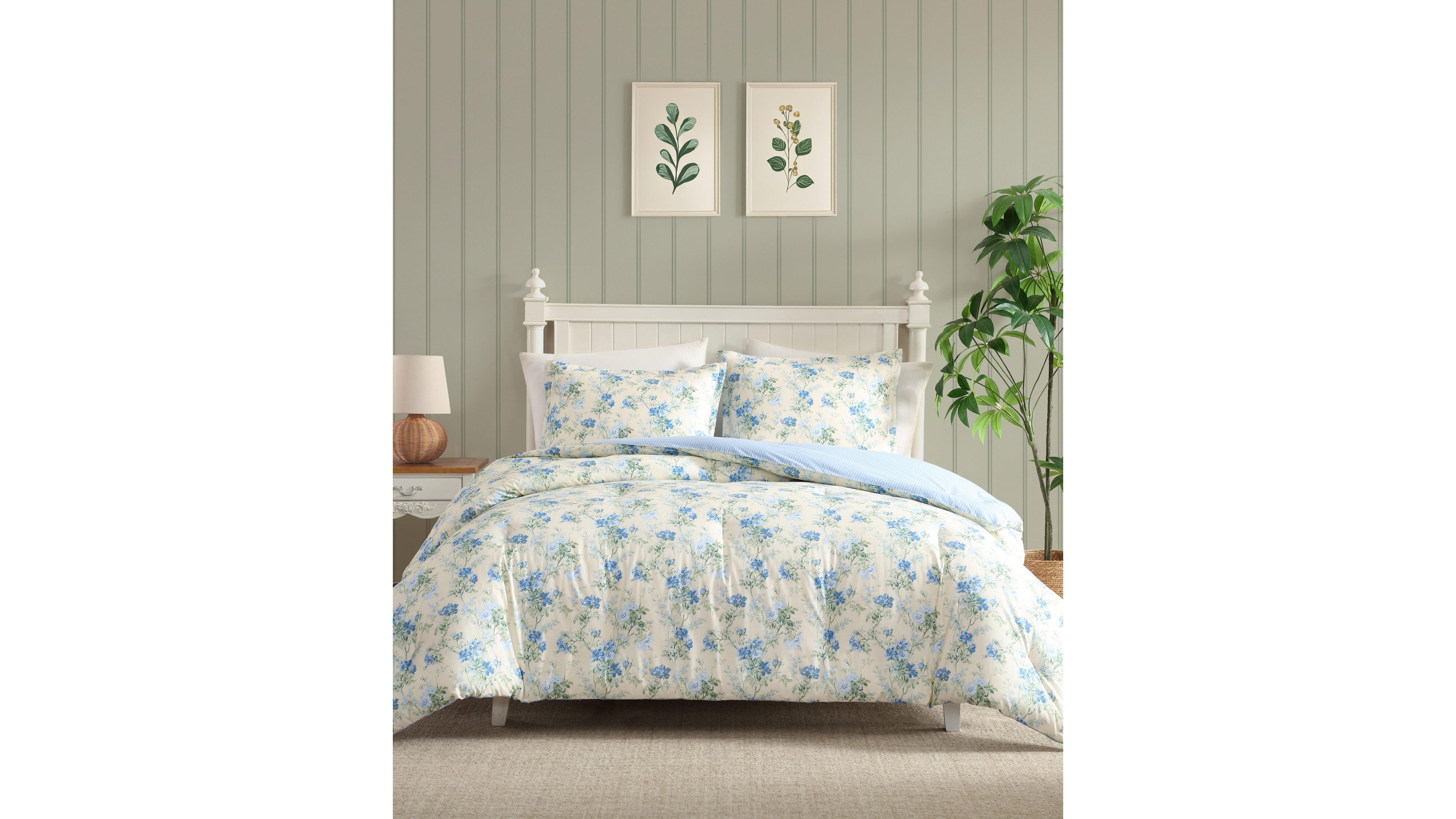 Laura Ashley Blossom Dance 3-Pc. Comforter Set, King