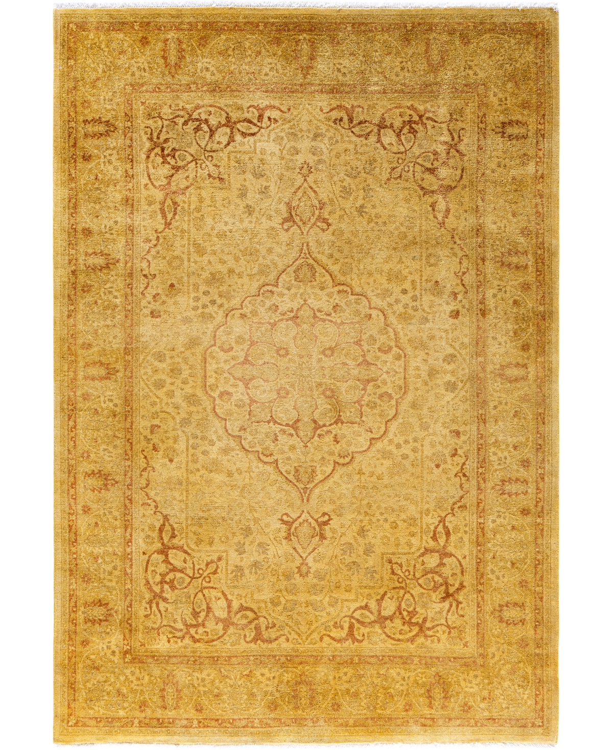 Adorn Hand Woven Rugs Fine Vibrance M1120 4' 6" x 6' 9" Area Rug