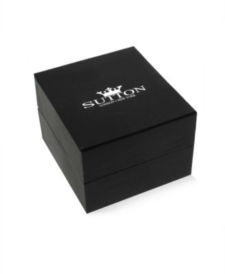 Men's Talon Iced Stud Earrings in Sterling Silver