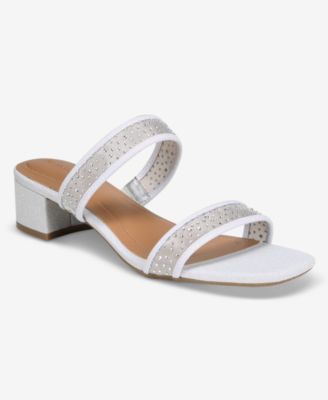 Women's Violettt Two Band Mesh Evening Slip-On Sandals